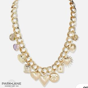 Park Lane “Clara” Heart Gold Charm Necklace